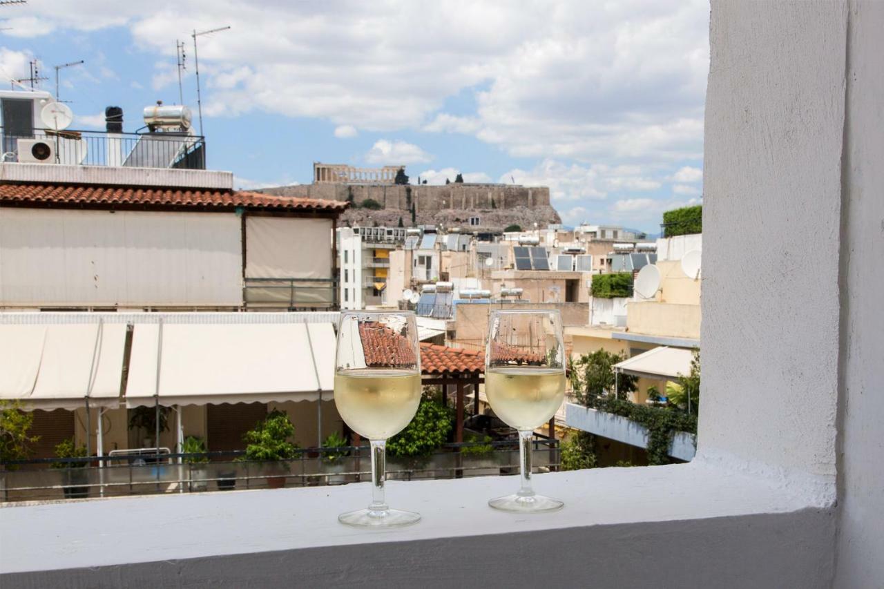 Balcony With Acropolis View Apartment Атина Екстериор снимка